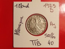 Allemagne 1 Mark 1925 D