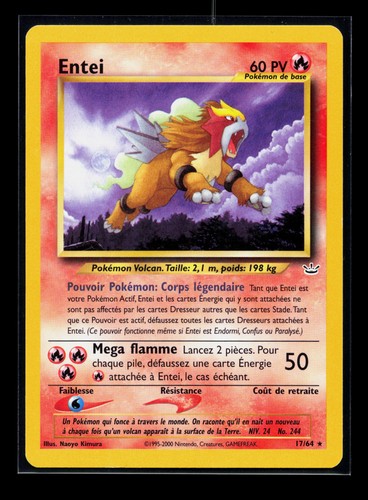 Carte pokémon entei 64 - entei, 17/64