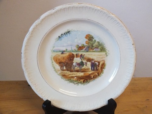 Assiette ancienne st - st, amand