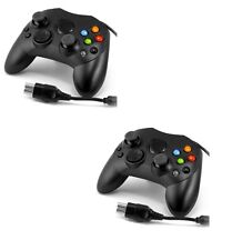 2 X MANETTE NOIRE pour Microsoft XBOX PREMIERE GENERATION