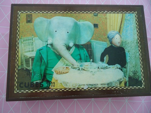 Jeu cubes babar - de, 1968
