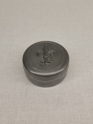 Ancienne boite ronde etain - boite,