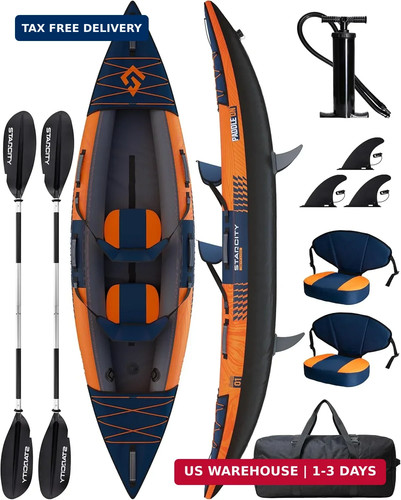 Inflatable sit top tandem - inflatable,