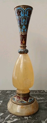 Bougeoir cloisonné onyx - en,