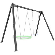 Balançoire double sur roulements (châssis 2 places) PREMIUM MO-013