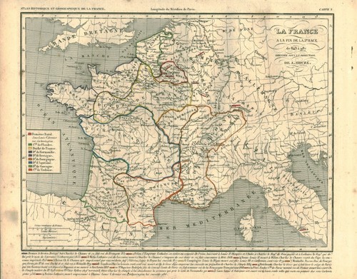 Gravure ancienne carte