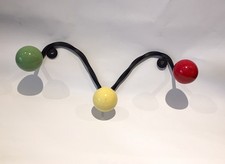  porte manteaux Vintage Des Années 70 Boules multicouleur