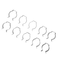 Pack de 10 clips d'éponge à