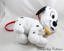 Sac à main peluche chien dalmatien DISNEY Nicotoy Les 101 dalmatiens zippé 35 cm