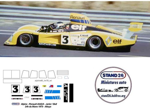 451 decals alpine renault - decals,