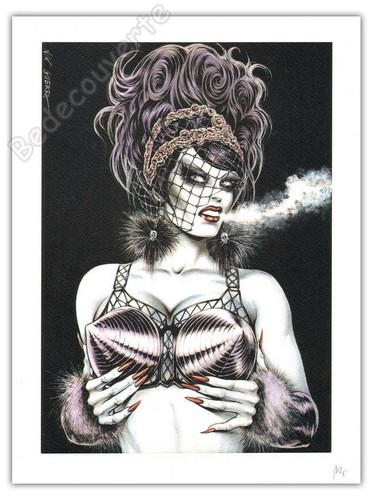 Affiche nik guerra dark - nik, pin-up
