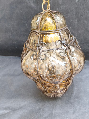 Lanterne murano verre - verre, soufflé