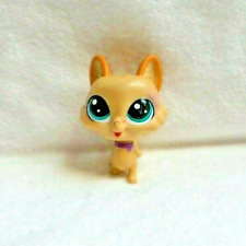 LITTLEST PETSHOP LPS # PC28 HASBRO RENARD CHIEN CORGI REGALTON BEIGE YEUX VERT
