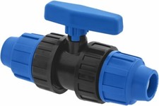 Robinet à boisseau sphérique pour raccords de tuyau d’eau 25 mm