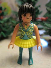 fée jaune verte 9137 PLAYMOBIL Fairy world fées jupe danseuse gymnaste ballerine