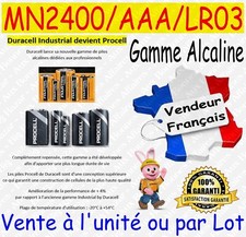 Piles DURACELL TYPE AAA LR03 - Vente aussi : CR2032 CR2025 CR2016 CR2430 CR2450