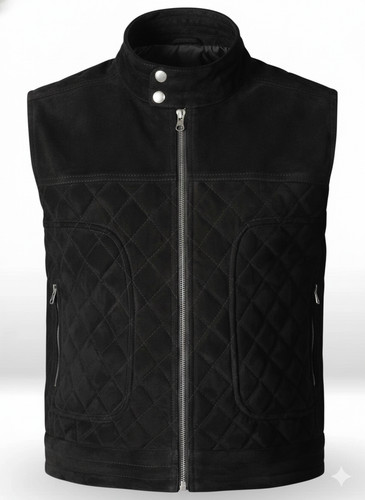 Gilet cuir agneau en - gilet,