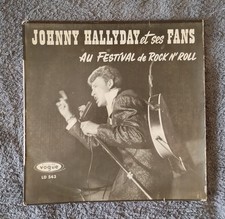 Vinyl Johnny Hallyday et ses FANS 25 CM 1961 (Rare avec Cadre Noir)
