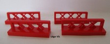 Lego 3633 x4 Fence 1x4x1 Red