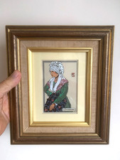 1 gravure encadrée estampe 23x25cm au pochoir Georges Geo Fourrier LIMBRON