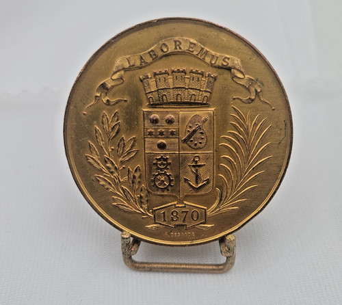 Medaille societe artistique - societe, et
