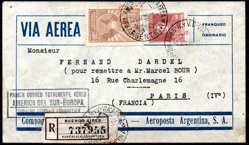 Courrier avion aeropostale - ,