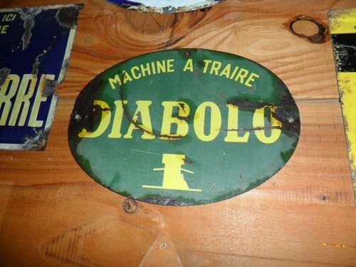 Plaque tole ancienne - plaque, en