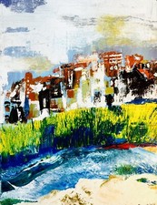 Art contemporain tableau peinture acrylique sur toile oeuvre originale signée