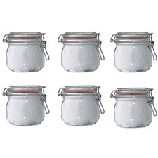le parfait lot de 6 bocaux en verre 500ml 900505 super