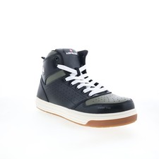 Airwalk Arena Mid Composite Toe Electrical Hazard  pour hommes en cuir noir