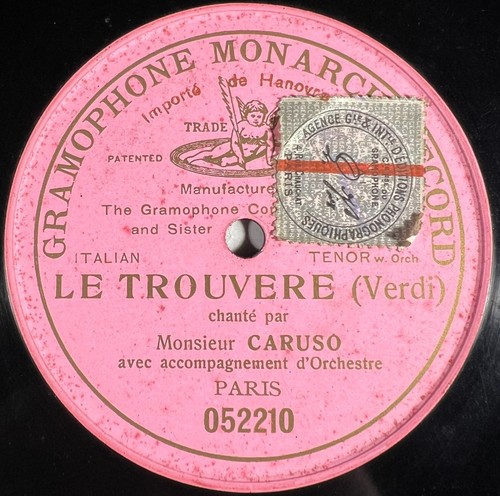 Caruso trouvere monoface - :,