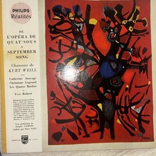 Lp Philips Realites V 4 Opera De Quat' Sous Christiane Legrand Cath Sauvage