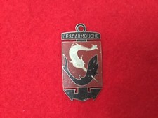 INSIGNE MARINE. FREGATE ESCARMOUCHE.               FABRICATION LOCALE