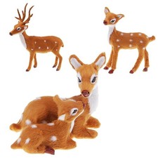 Simulation de cerf sika, modèle de cerf, jouets décoratifs