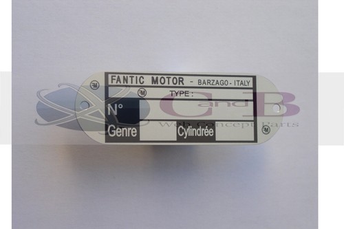 Plaque constructeur fantic - ,