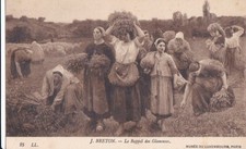 CPA Peintre Jules BRETON. Né à COURRIERES 1827. Rappel des Glaneuses. Musée Lux.