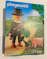 PLAYMOBIL 9296 Ramoneur avec trèfle à quatre feuilles et cochon Boite NEUVE OVP