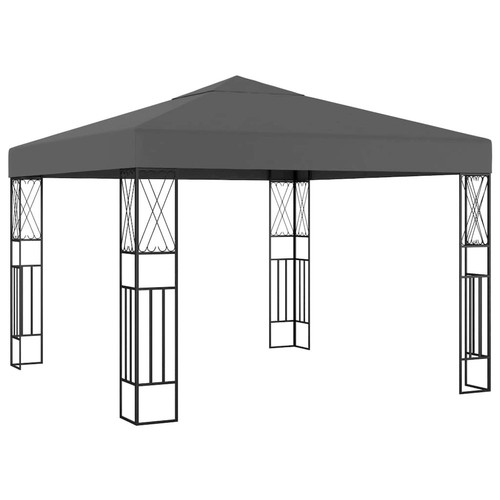 Gazebo anthracite polyester - anthracite,