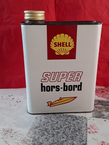 Bidon huile shell - bidon,