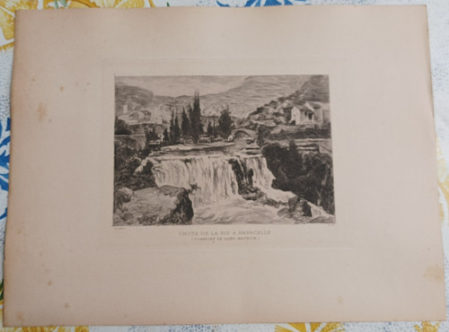 Ancienne eau forte - ancienne,