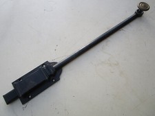 Targette fer peint noir longue