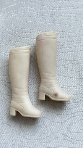 Paire bottes blanches - bottes, pour