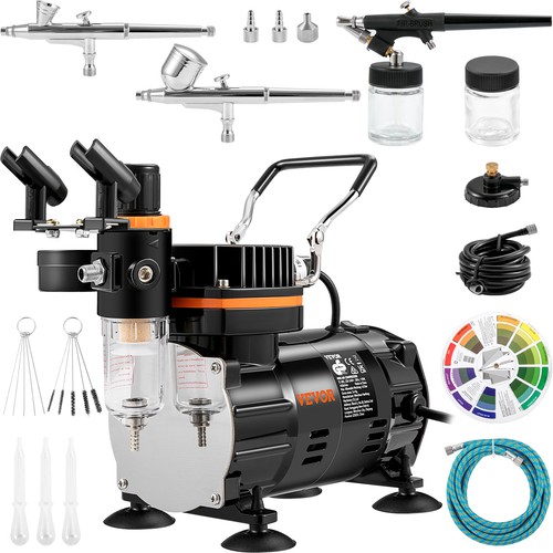 Vevor airbrush kit dual - airbrush,