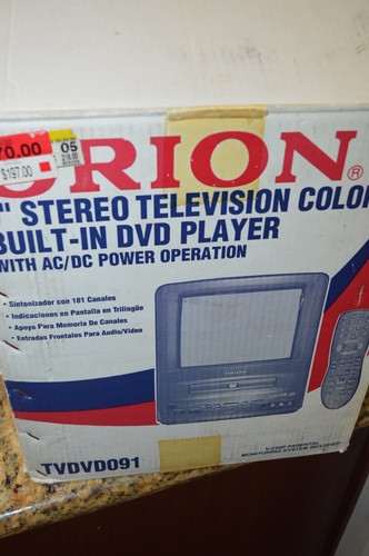 Orion crt dvd - 9", combo