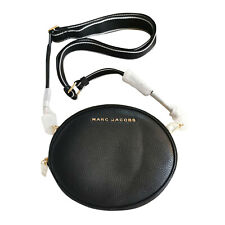 Sac oval cross-body cuir noir Marc Jacobs