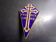 Perchoir FRANCE LIBRE ( 50 x 26 mm. )