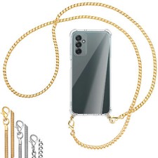 Collier (Chaîne en métal) pour Samsung Galaxy M23 Coque avec cordon Etui Case Co