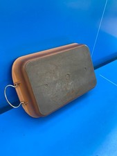 Le Creuset Ancien Grand Plat A Gratin Four Rectangle Fonte France 40 cm Marron