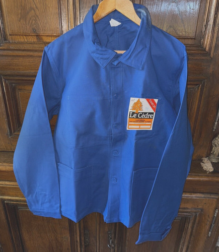 Ancienne veste bleu travail - ancienne,