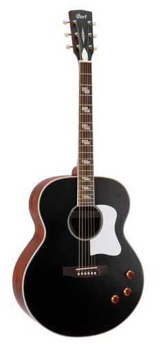 Guitare cort retro - guitare, noir